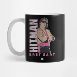 Bret Hart Hitman Distressed Mug